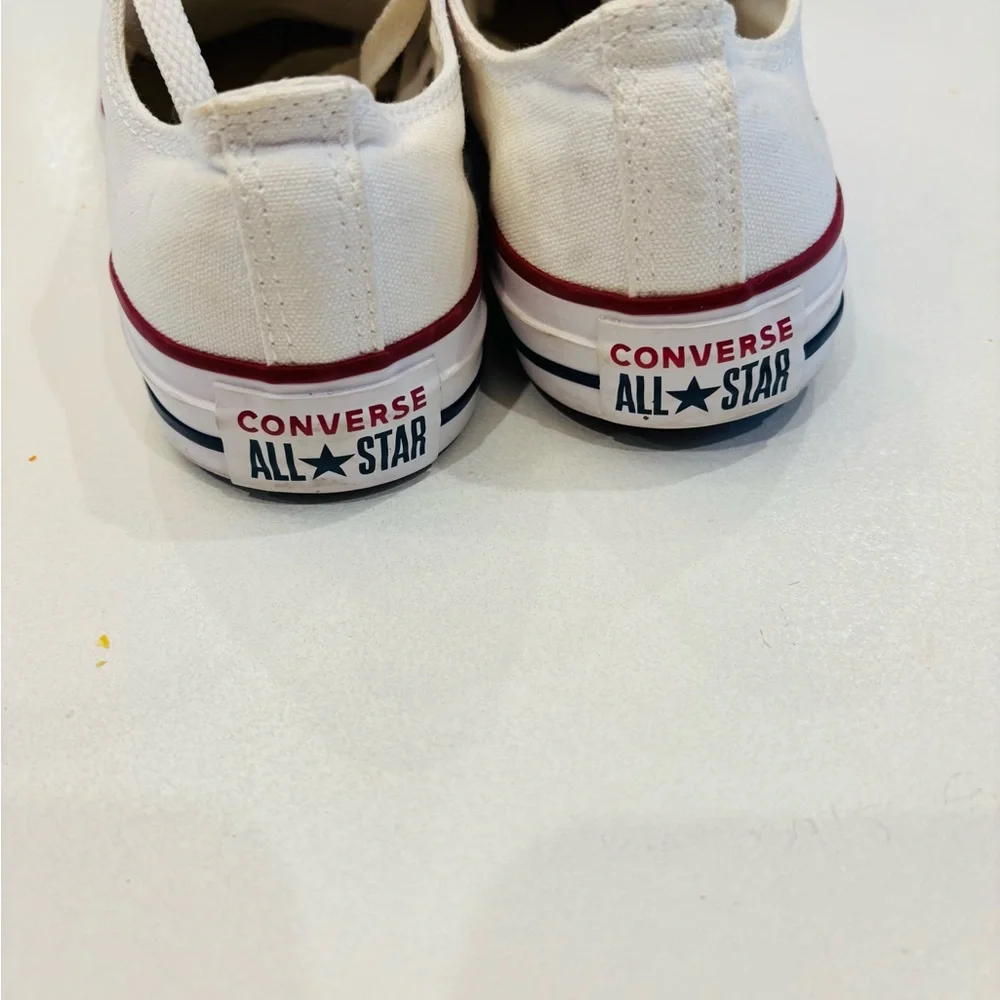Converse chuck Taylor All Star low top White Womens size 7 - Picture 5 of 9